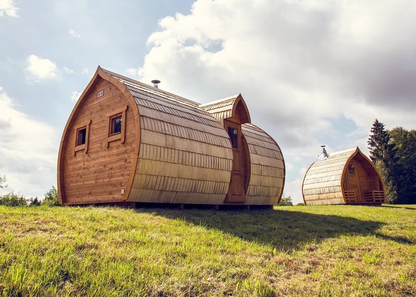 Simple Style Outdoor Sauna Room Prefab Wooden Cabin with Basic Heater System product image