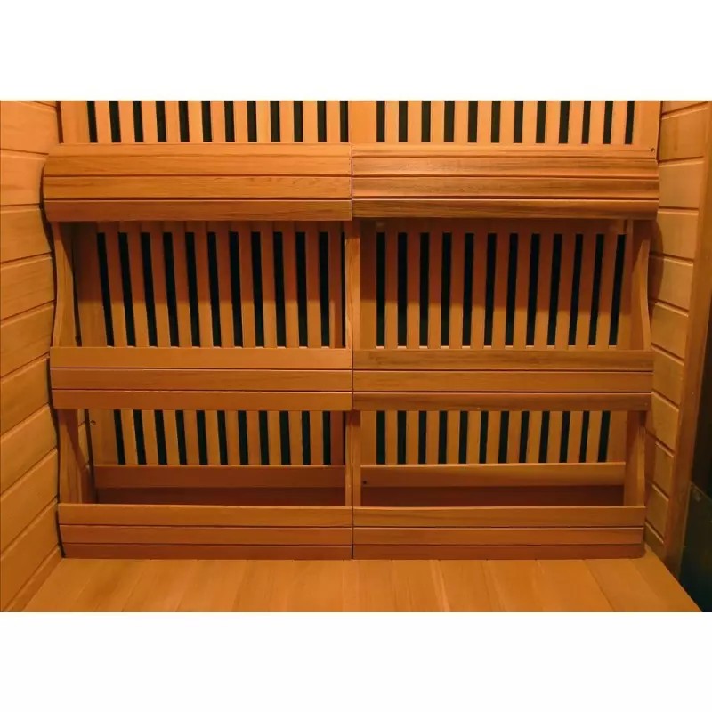Solar Ready FIR Sauna 2-Seater Carbon Tech 60 C Max Off-Grid Design 2.5cm Cedar Wood Buyer reference