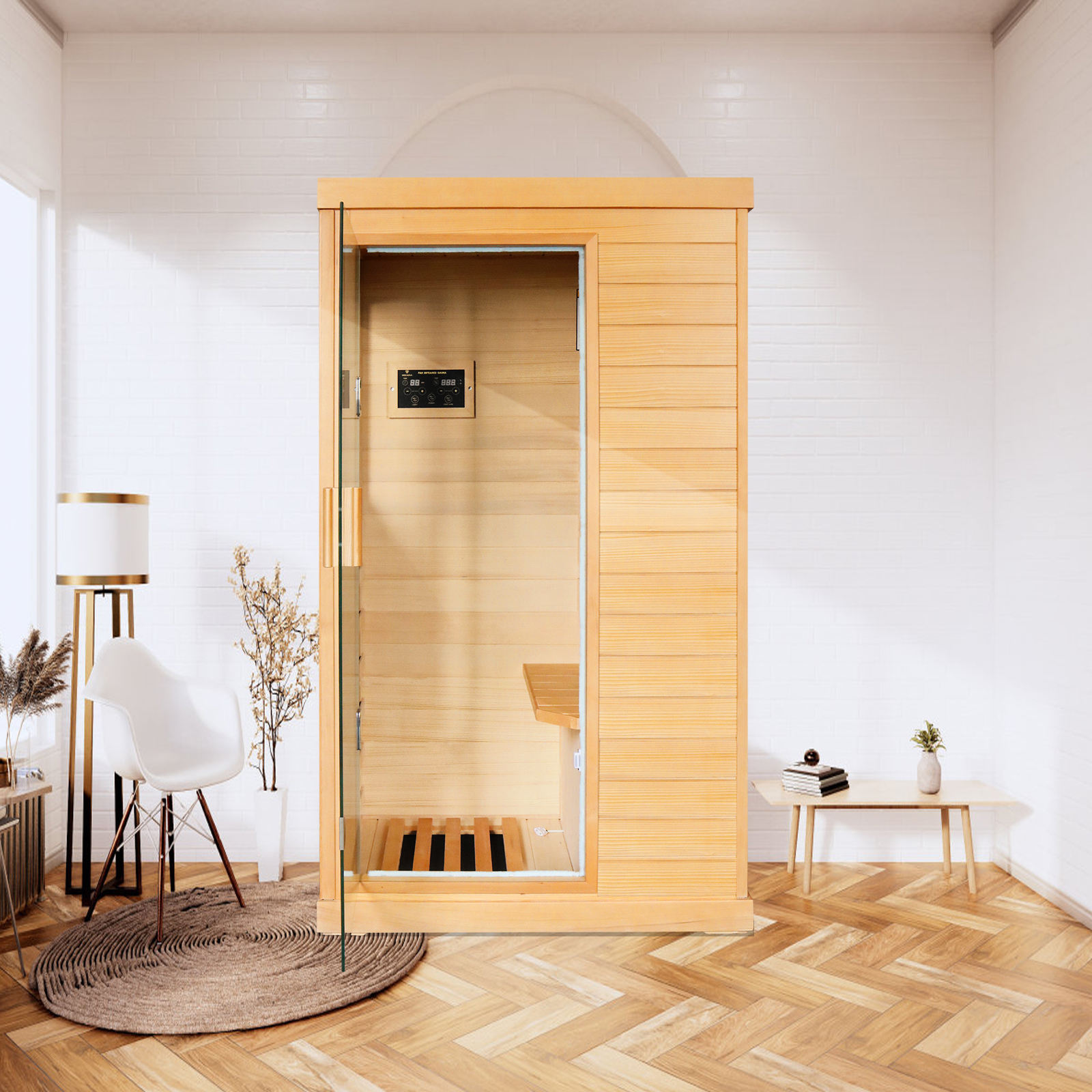 Single Person Carbon Heater Infrared Sauna Suite product image
