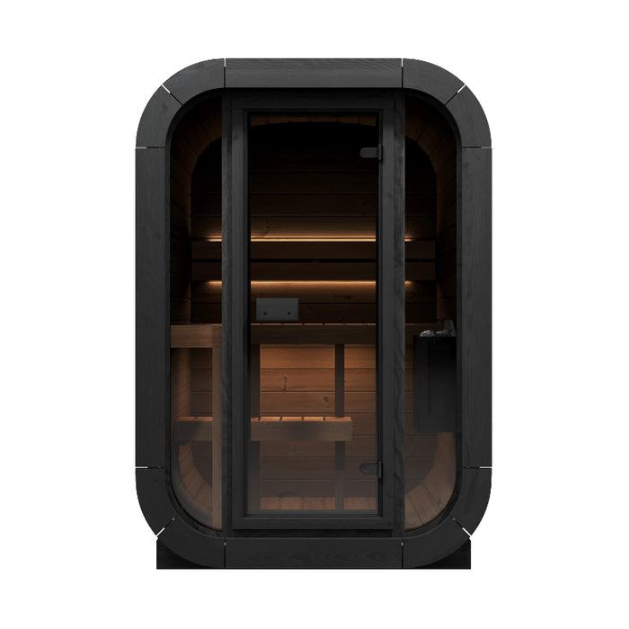 Red Cedar Outdoor Sauna CSA-354 Exterior angle