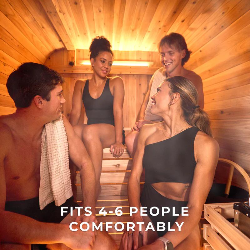 Solid Wood Outdoor Steam Sauna Room Hemlock for Home Backyard Free Sample Available Interior detail