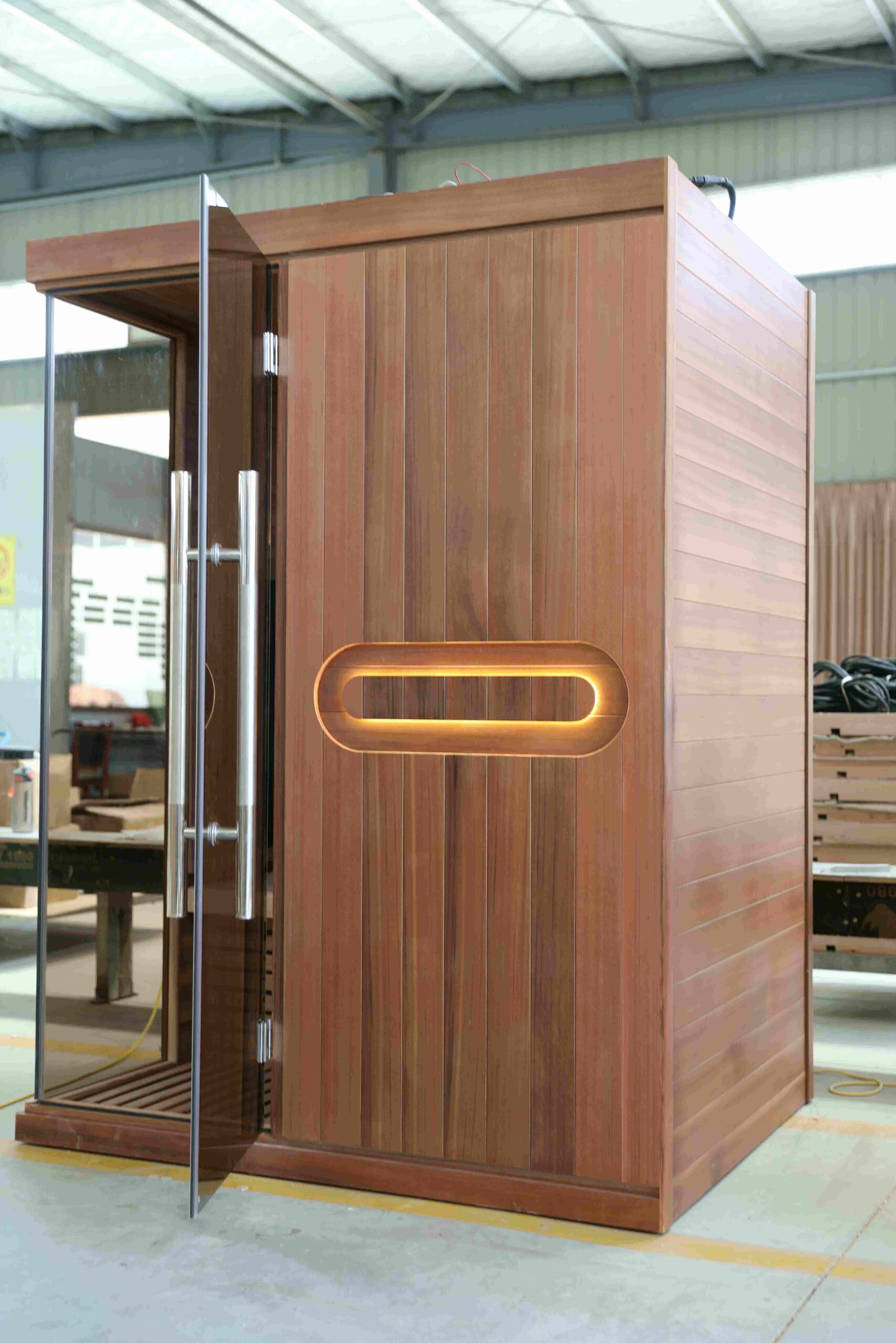 Indoor Far Infrared Sauna Room with Low-EMF Layout product image