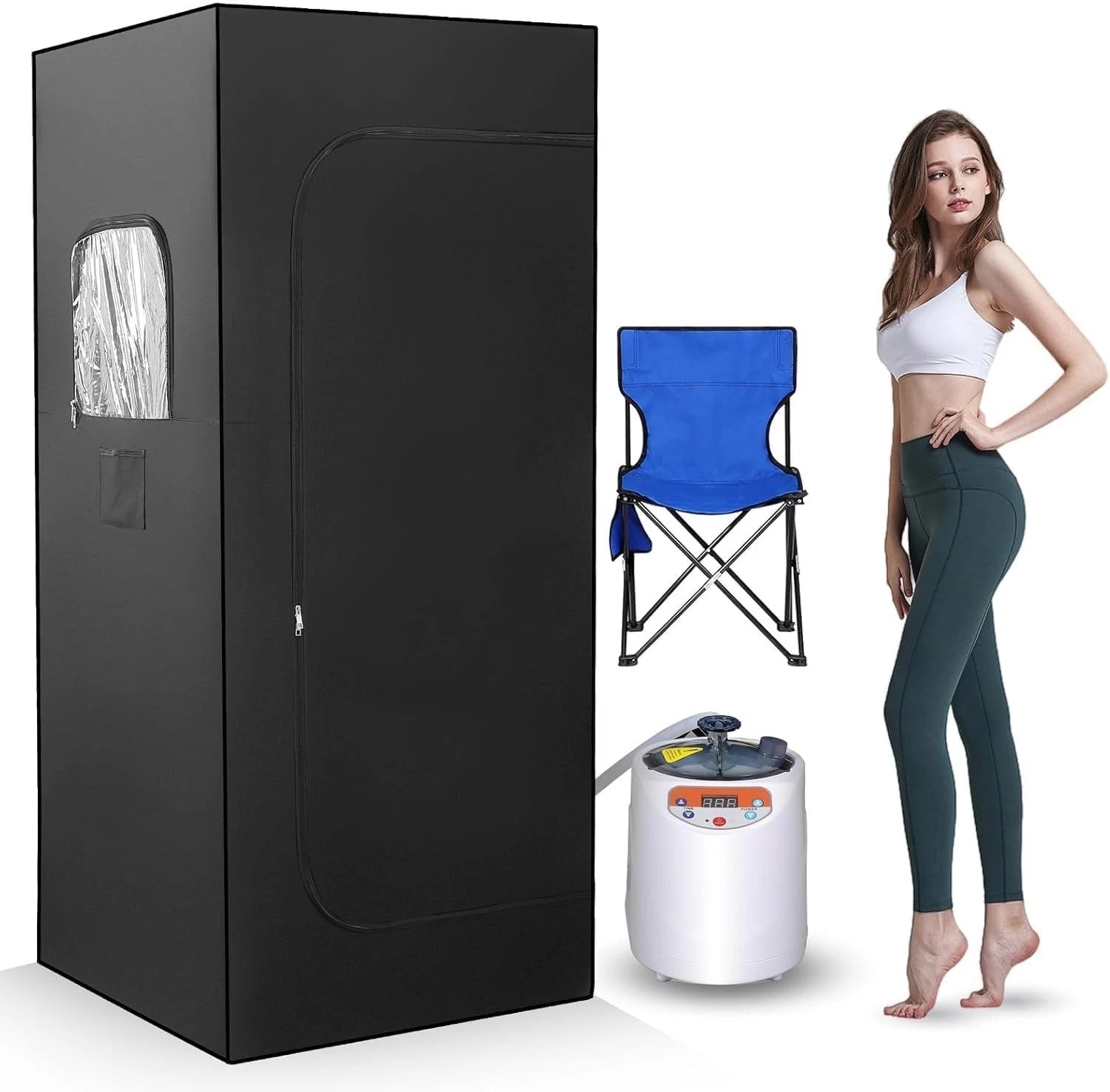 Travel-friendly Fits Car Trunk Camping Outdoor for Portable Travel Sauna Tent Interior detail