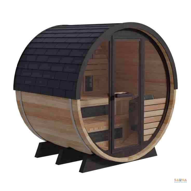 Waterproof Outdoor Sauna Cabin With Insulated Wall Energy Saving for Cold Climate Area Interior detail
