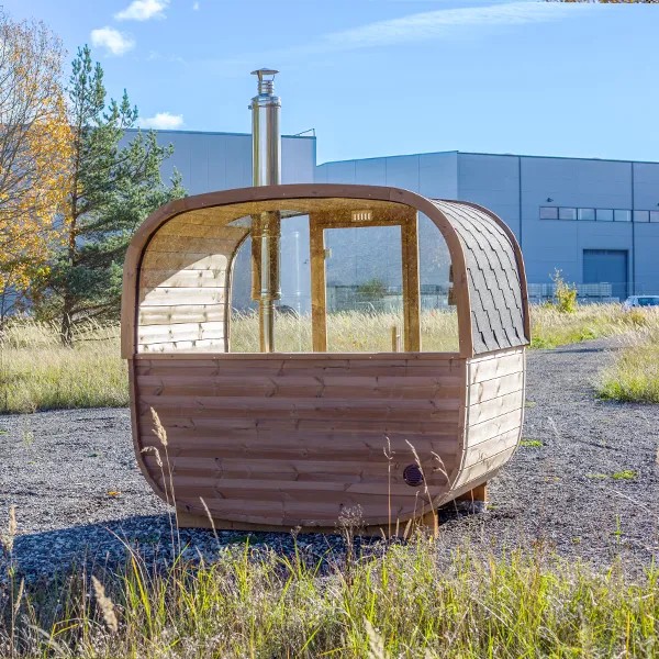Waterproof Outdoor Sauna Room with UV Protection Door and glass