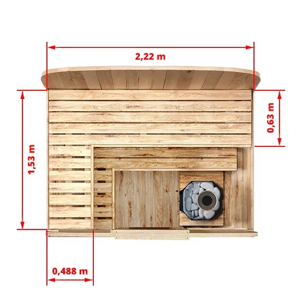 Waterproof Outdoor Sauna Room with UV Protection Buyer reference