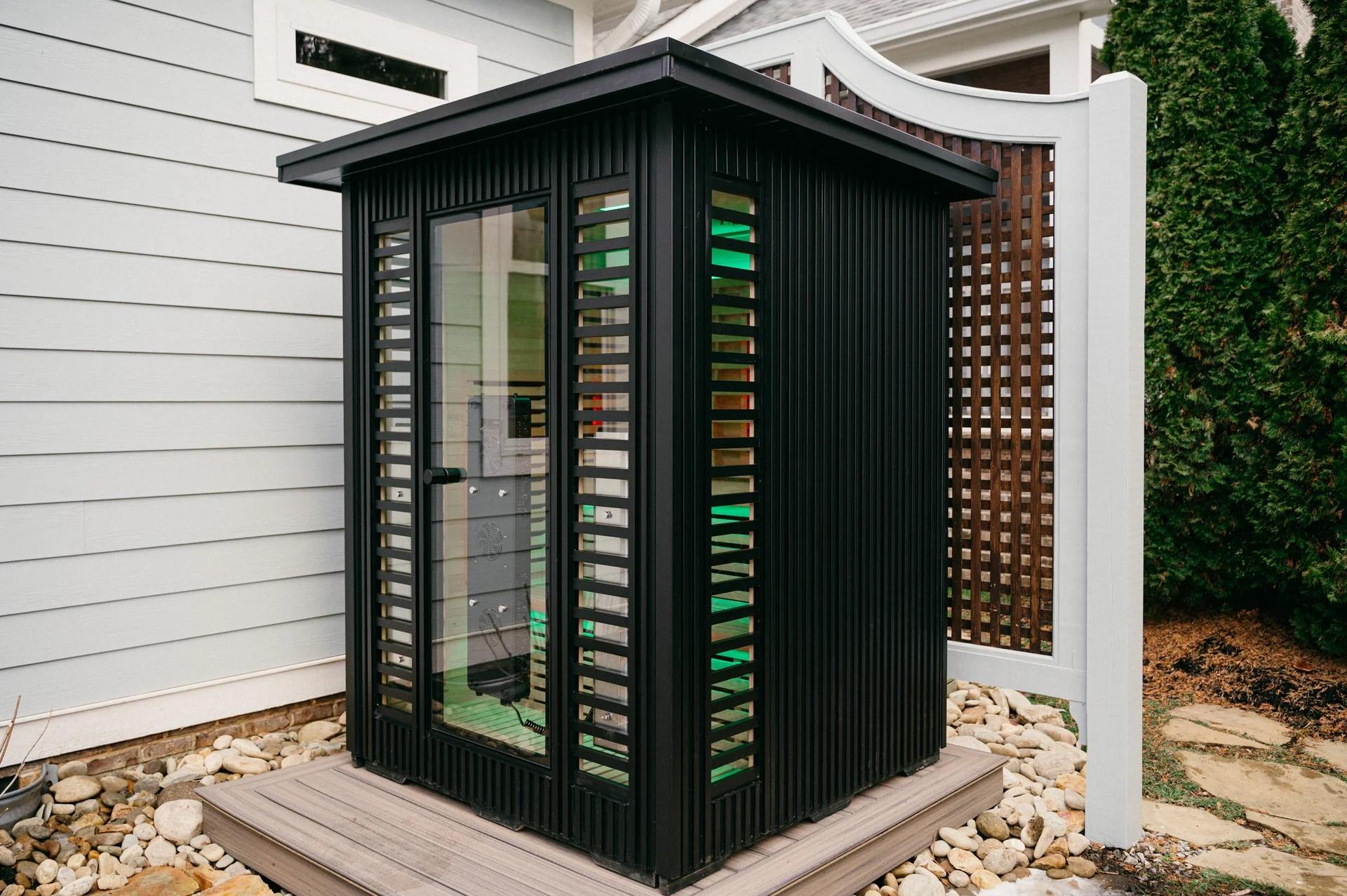 Outdoor Infrared Sauna Cabin for 1-2 Person Backyard Use Buyer reference