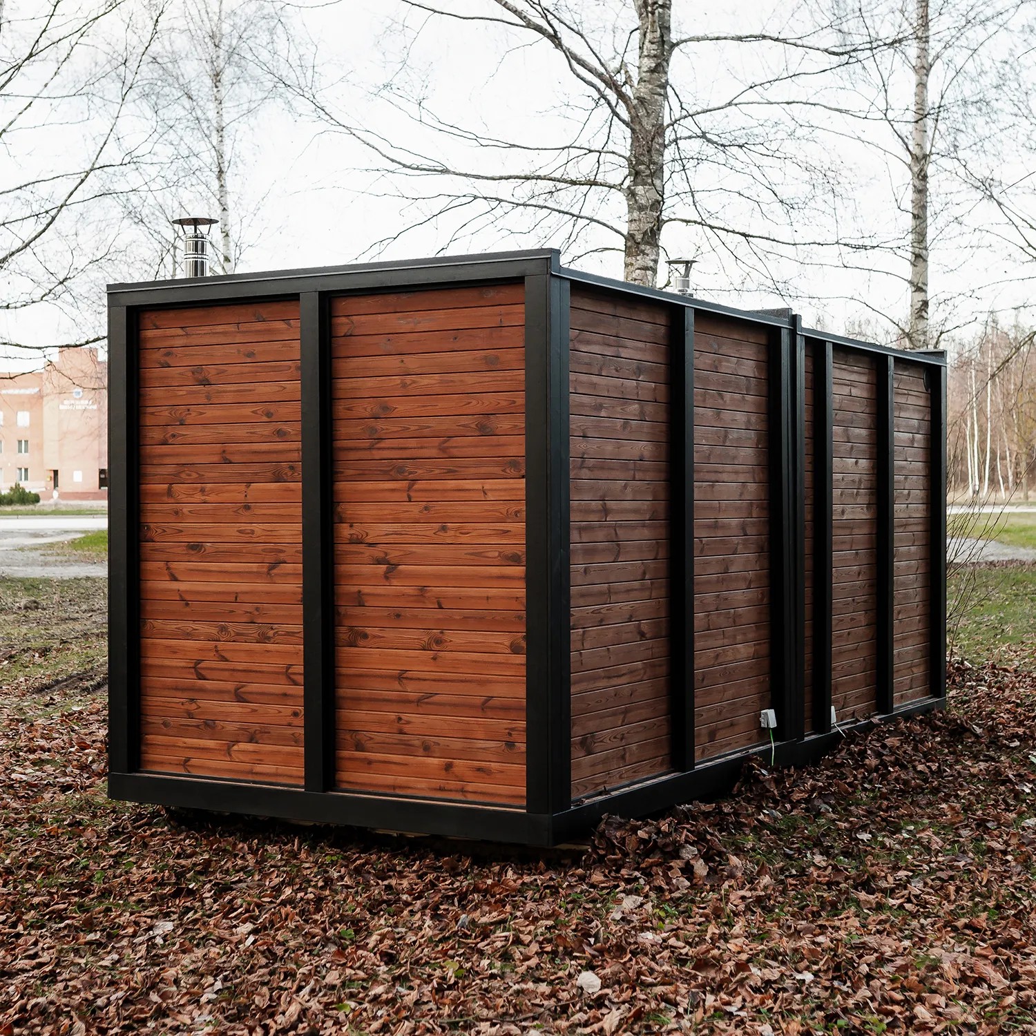 Yard Outdoor Sauna Room Solid Wood Garden Sauna Lodge Buyer reference