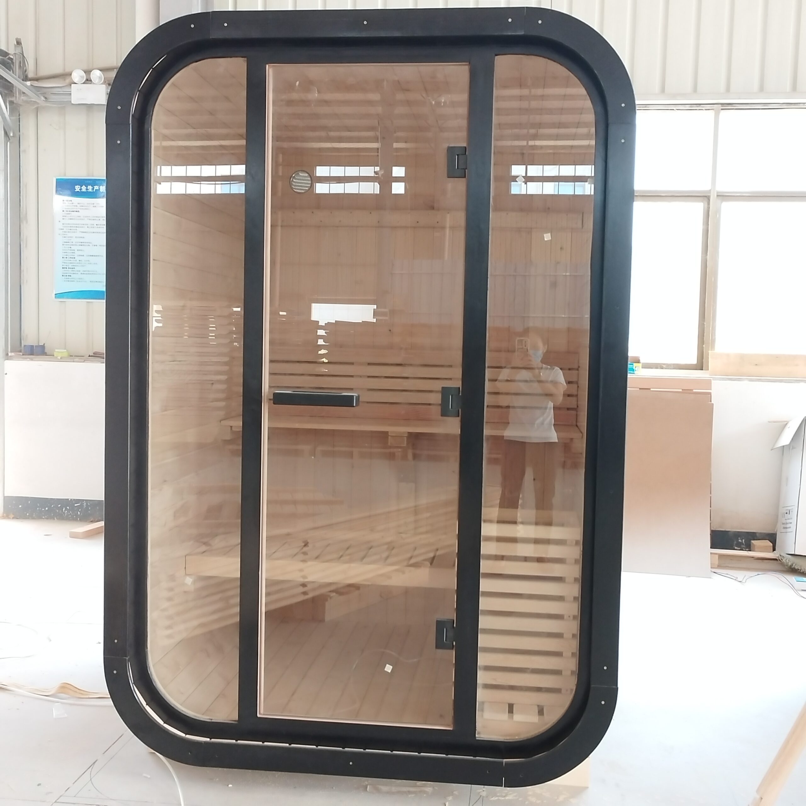 Pine Outdoor Electric Heater Side Window Sauna Room product image