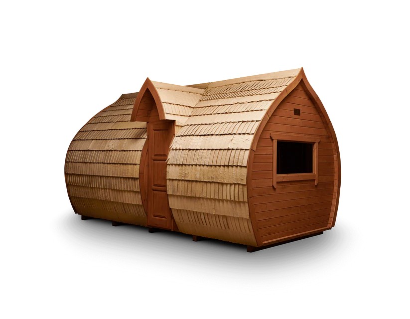 Minimalist Outdoor Sauna House 2-4 Persons Compact Sauna Room for Home Use product image