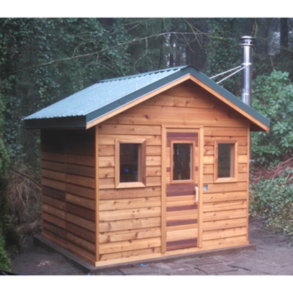 Cedar Garden Sauna Cabin with Small Outdoor Footprint product image