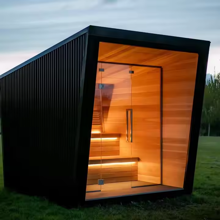 Cedar Commercial Sauna Room for Hotel Projects product image