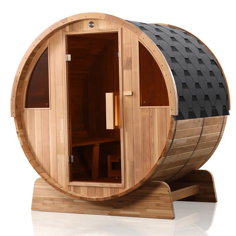 Outdoor Sauna Room for Home Garden 2-4 Persons Wooden Sauna House product image