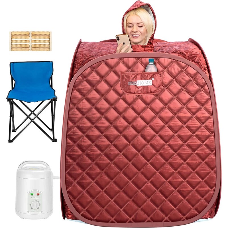 Portable Steam Sauna Tent with 1500W Steamer product image