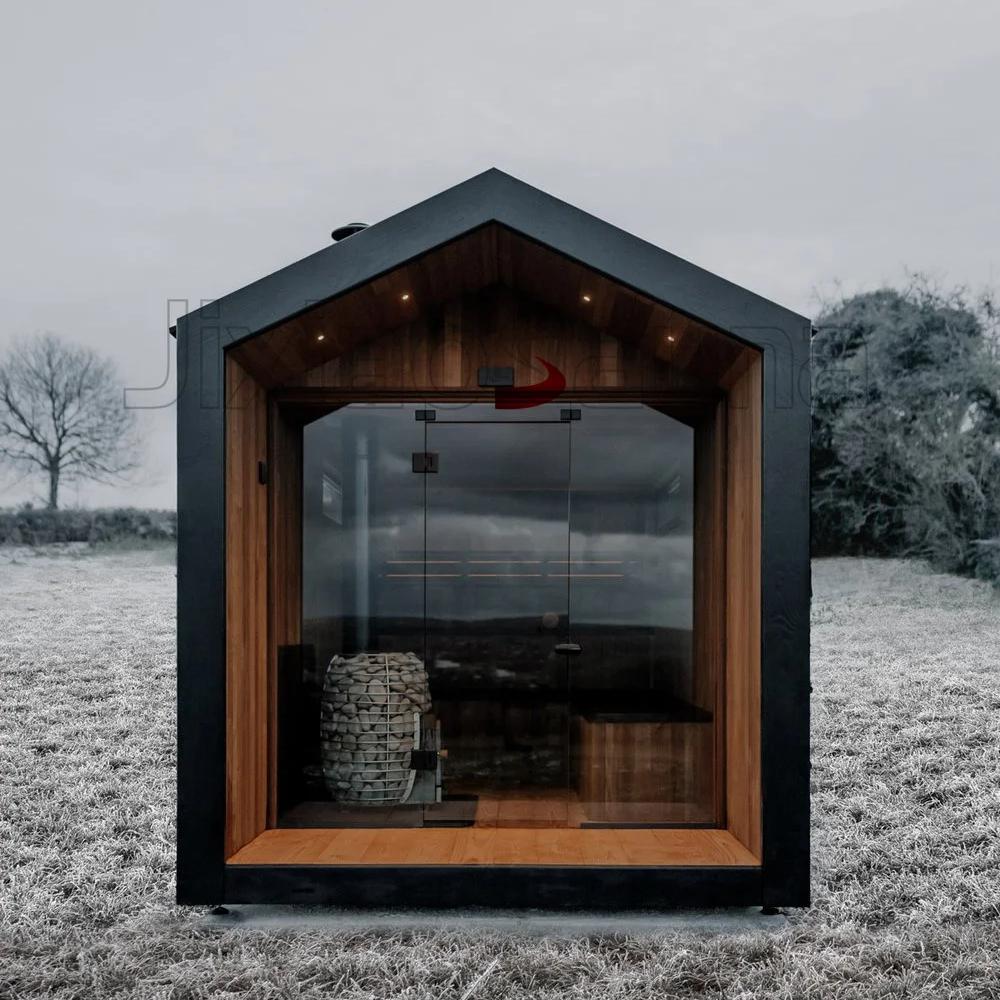Red Cedar Outdoor Sauna Kit for Hotel and Resort Projects product image
