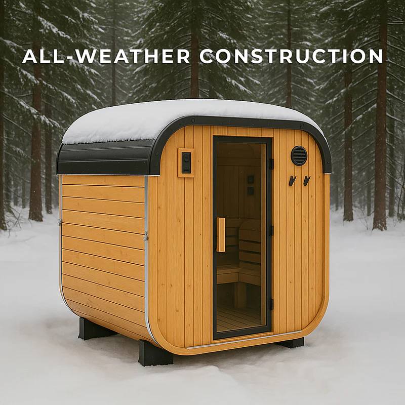 Hemlock Outdoor Steam Sauna Room for Backyard Projects product image