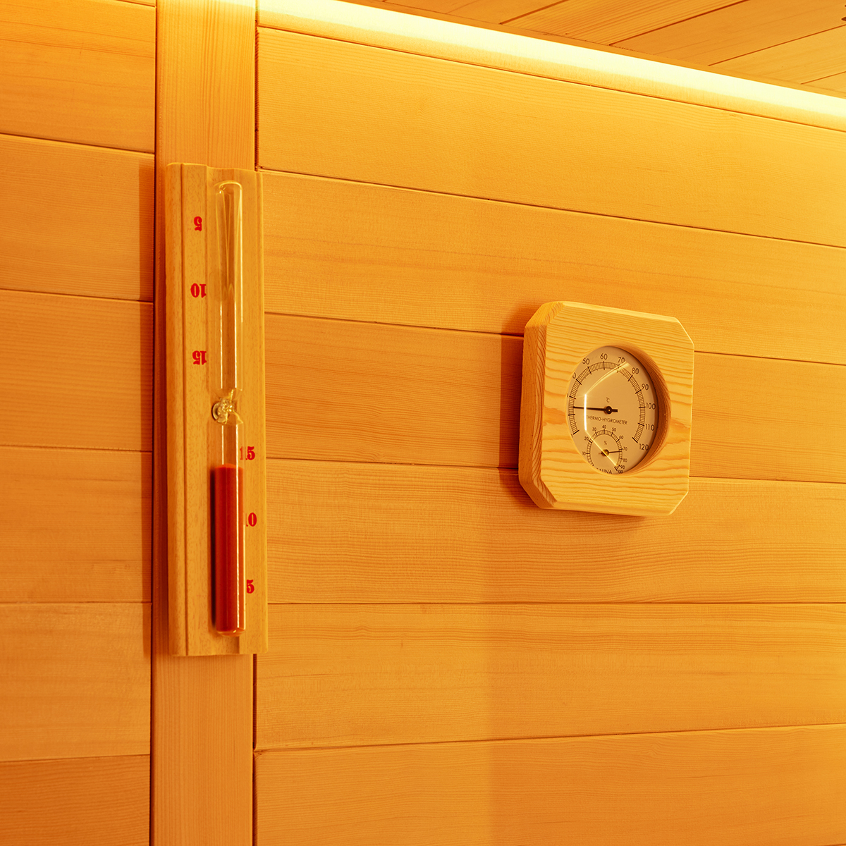 Two-Person Black Hemlock Infrared Sauna with Interior Controls CSA-248 reference view 2
