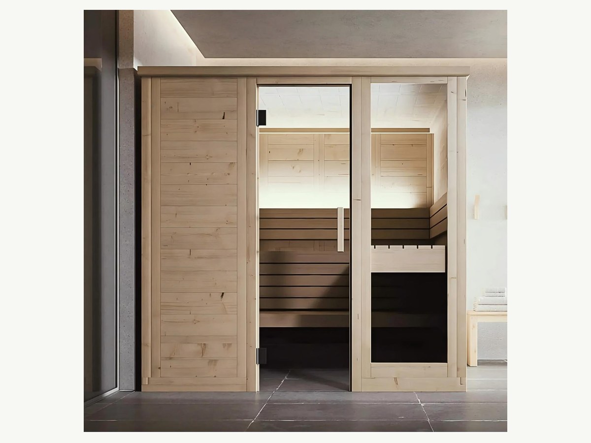 Traditional Outdoor Wooden Sauna Room 4-6 CSA-43 additional product view