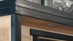 Glass Corner Outdoor Sauna Cabin with Deck Platform CSA-611 reference view 5