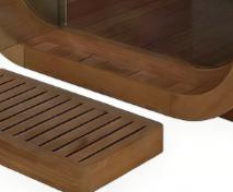 1-2 Person Canadian Red Cedar Compact Sauna Room with 3kw Electric Heater CSA-615 Door and glass