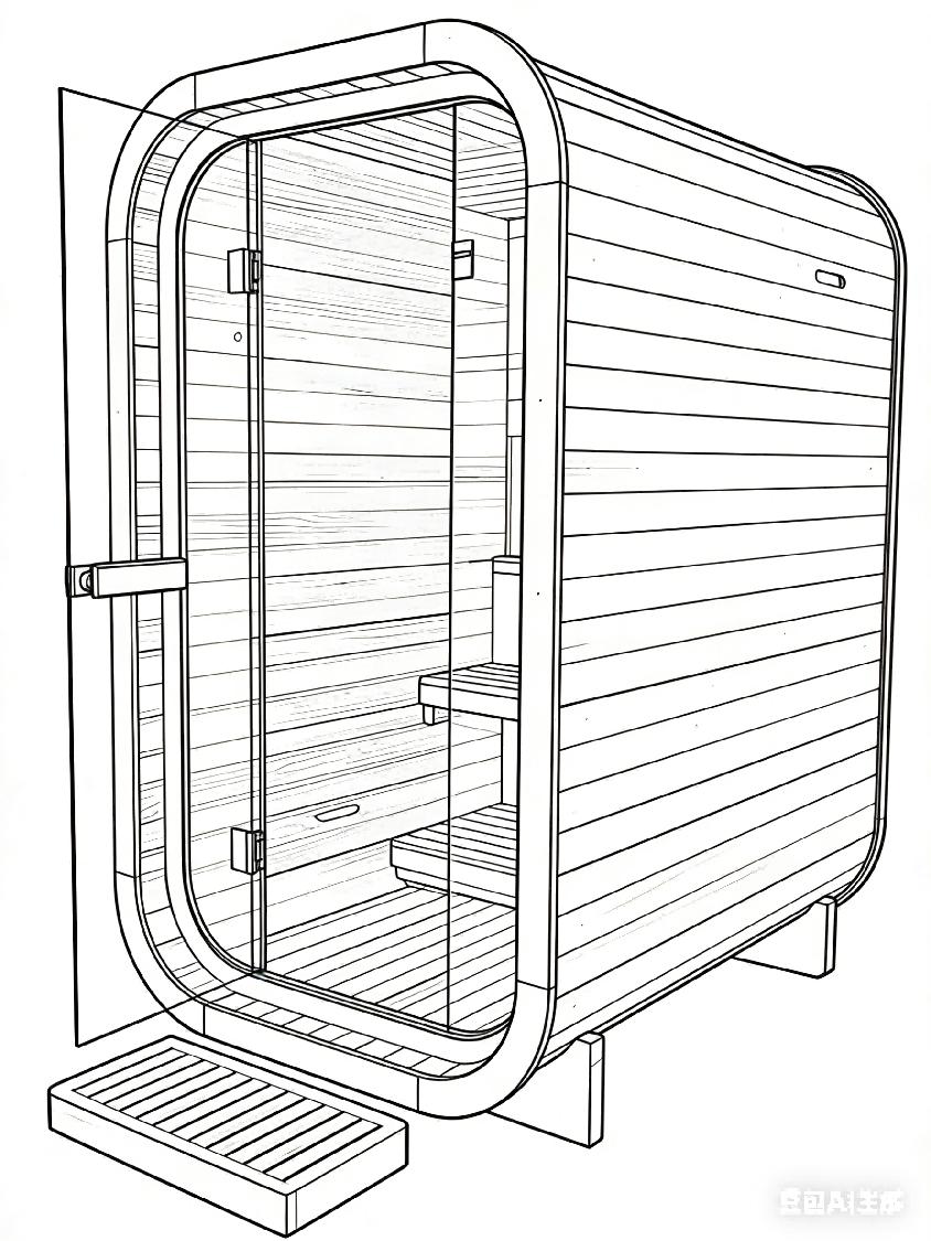 1-2 Person Canadian Red Cedar Compact Sauna Room with 3kw Electric Heater CSA-615 Buyer reference