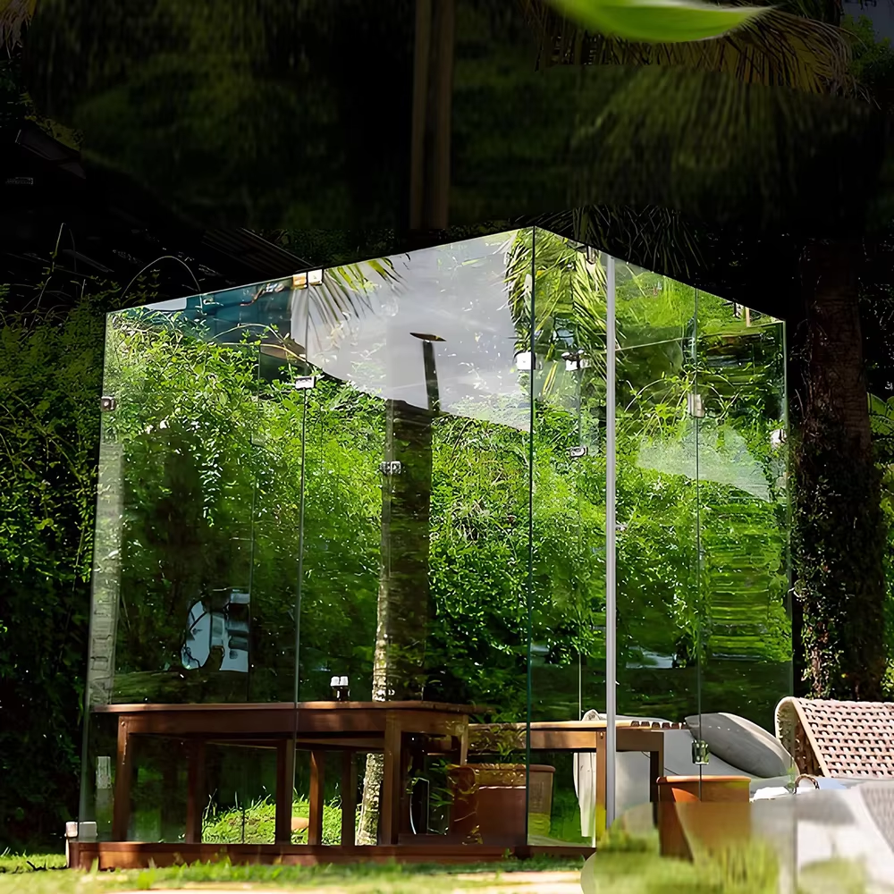 Panoramic Glass Solarium Outdoor Sauna Room product image