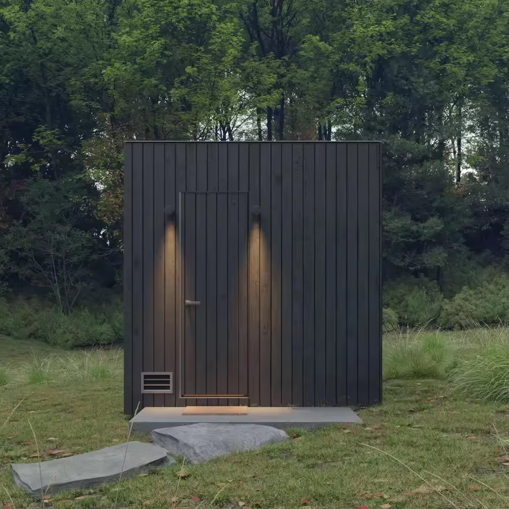 Outdoor Cube Sauna with Hot Tub Deck CSA-644 Buyer reference
