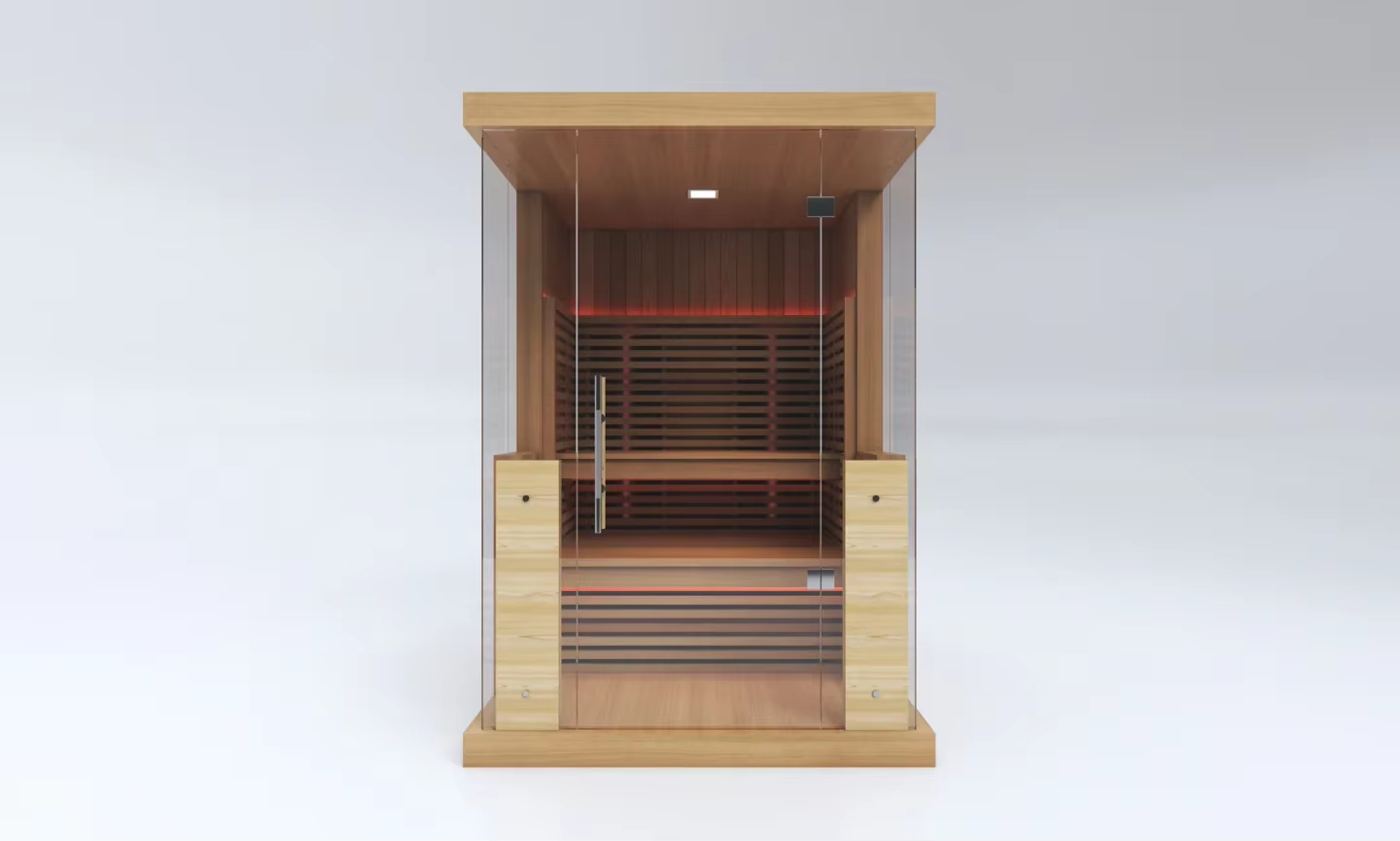Modern Indoor Full Spectrum Infrared Sauna Room CSA-645 Exterior angle