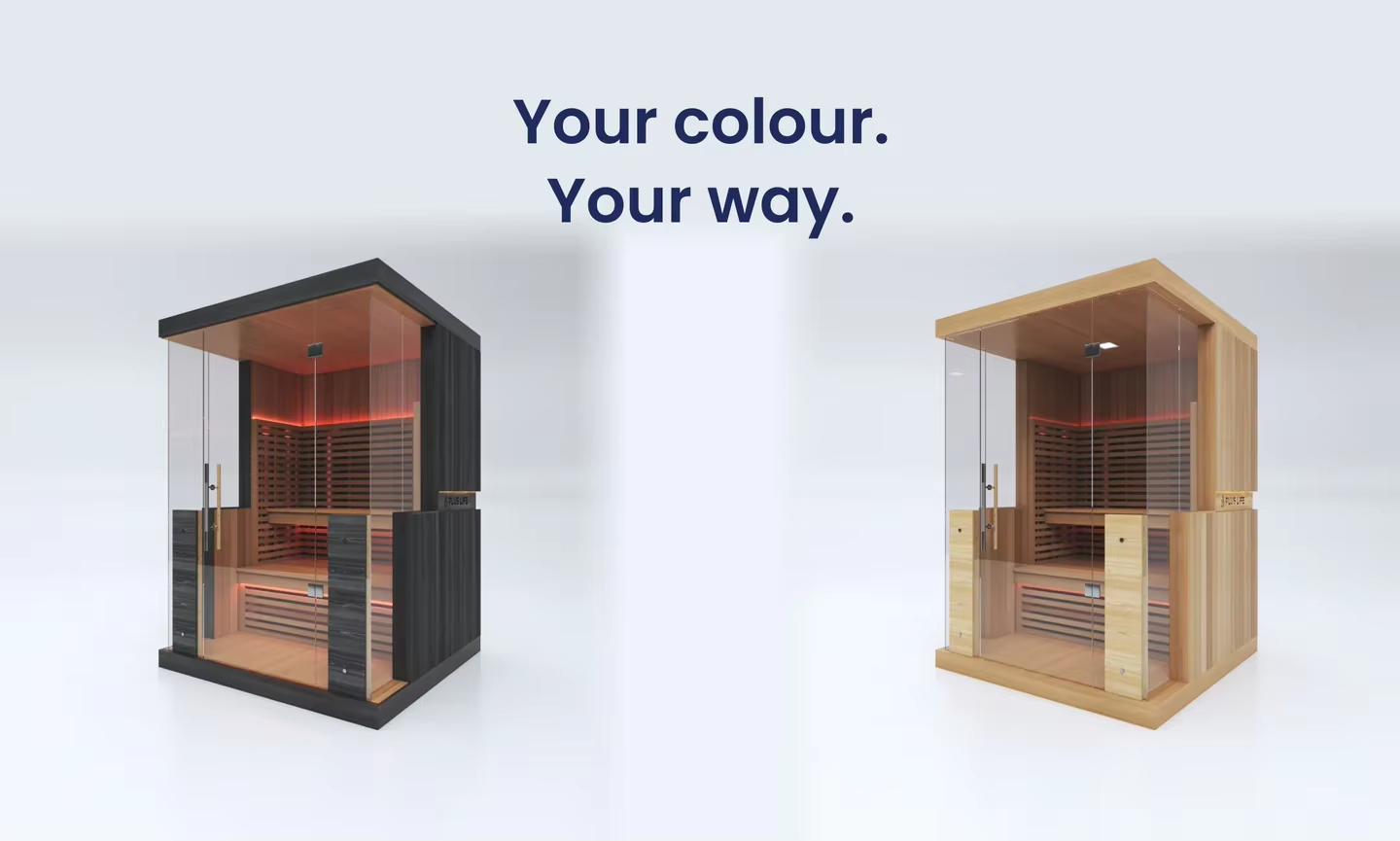 Modern Indoor Full Spectrum Infrared Sauna Room CSA-645 Door and glass