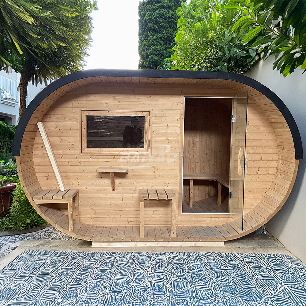 Eight-to-Ten-Person Barrel Sauna with Rear Window CSA-653 reference view 6