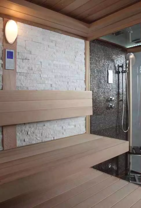 Commercial Sauna Shower Room with Glass Wet Zone CSA-660 Buyer reference