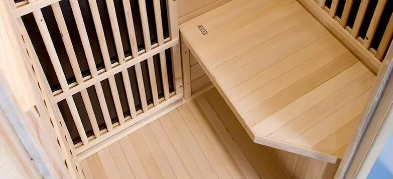 Compact Two Person Cedar Sauna Cabin with Step Entry CSA-699 Buyer reference