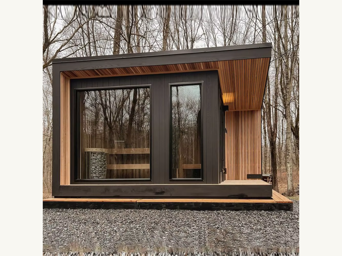 Red Cedar Wood-Fired Garden Sauna Cabin product image