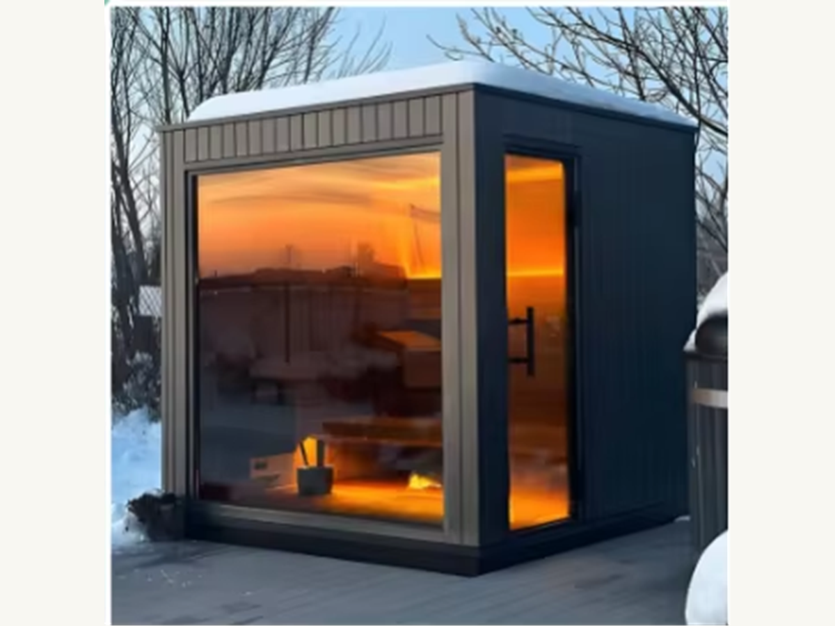 Red Cedar Wood-Fired Garden Sauna Cabin CSA-711 reference view 6