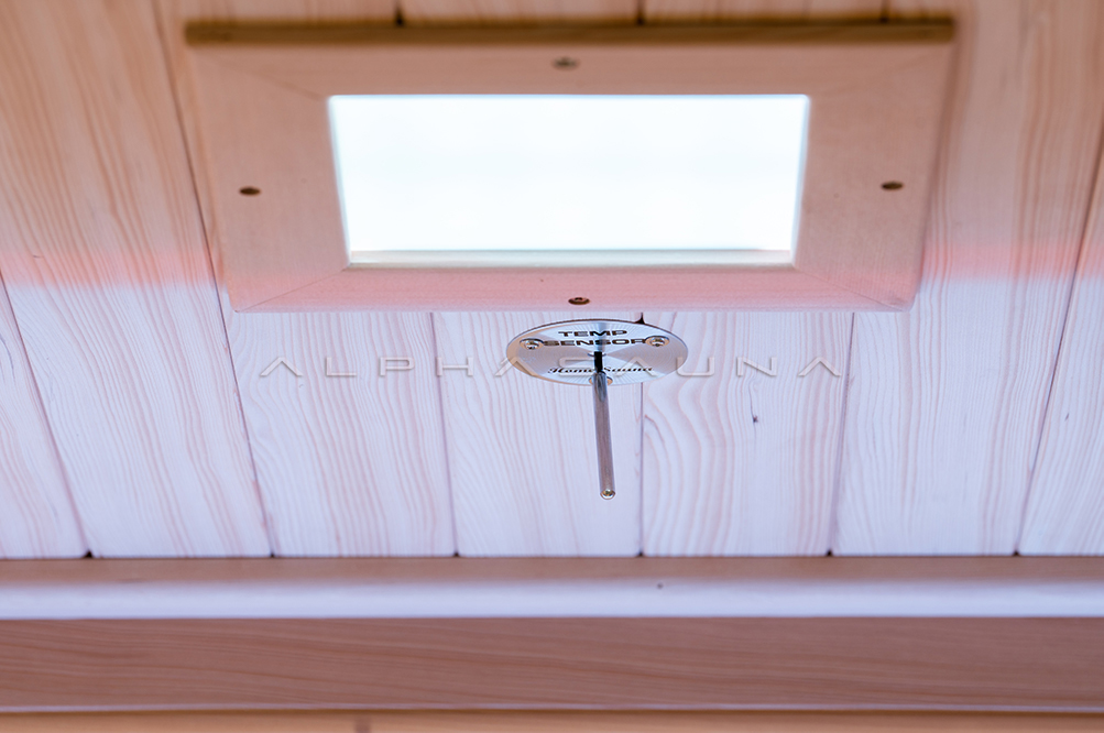 Two-Person Infrared Sauna with Skylight and Carbon Panel Layout CSA-724 reference view 5