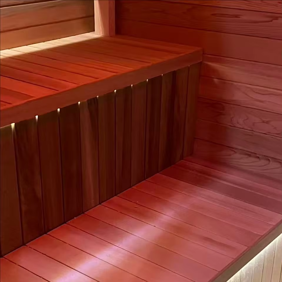 Commercial Black Glass Prefab Steam Sauna Room CSA-736 reference view 4