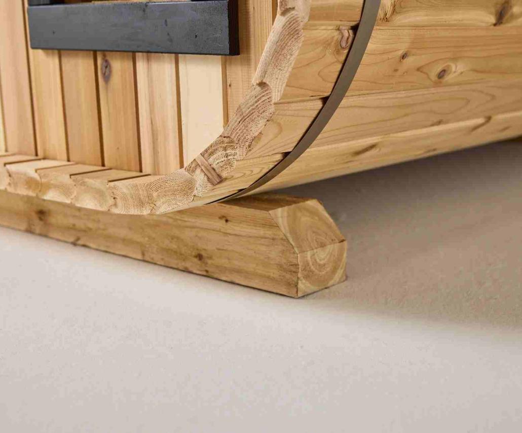 Thermo Wood Rounded Sauna Room with 6KW Electric Heater CSA-747 reference view 3