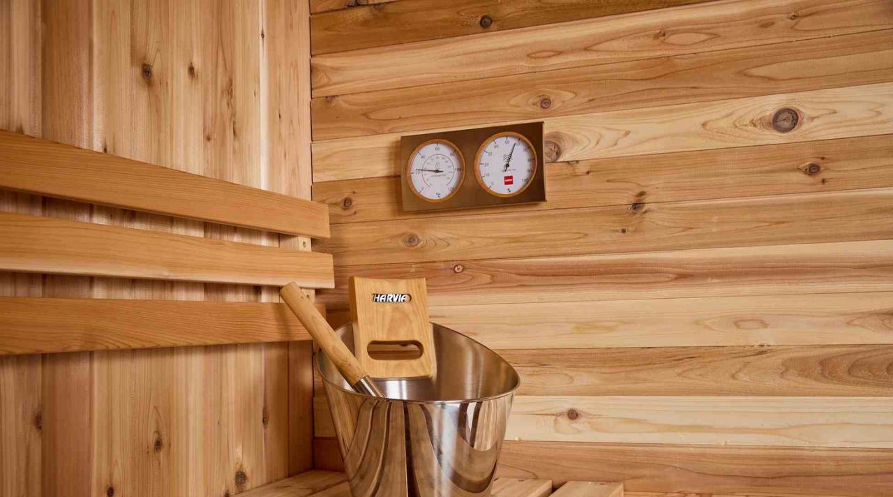 Thermo Wood Rounded Sauna Room with 6KW Electric Heater CSA-747 reference view 6