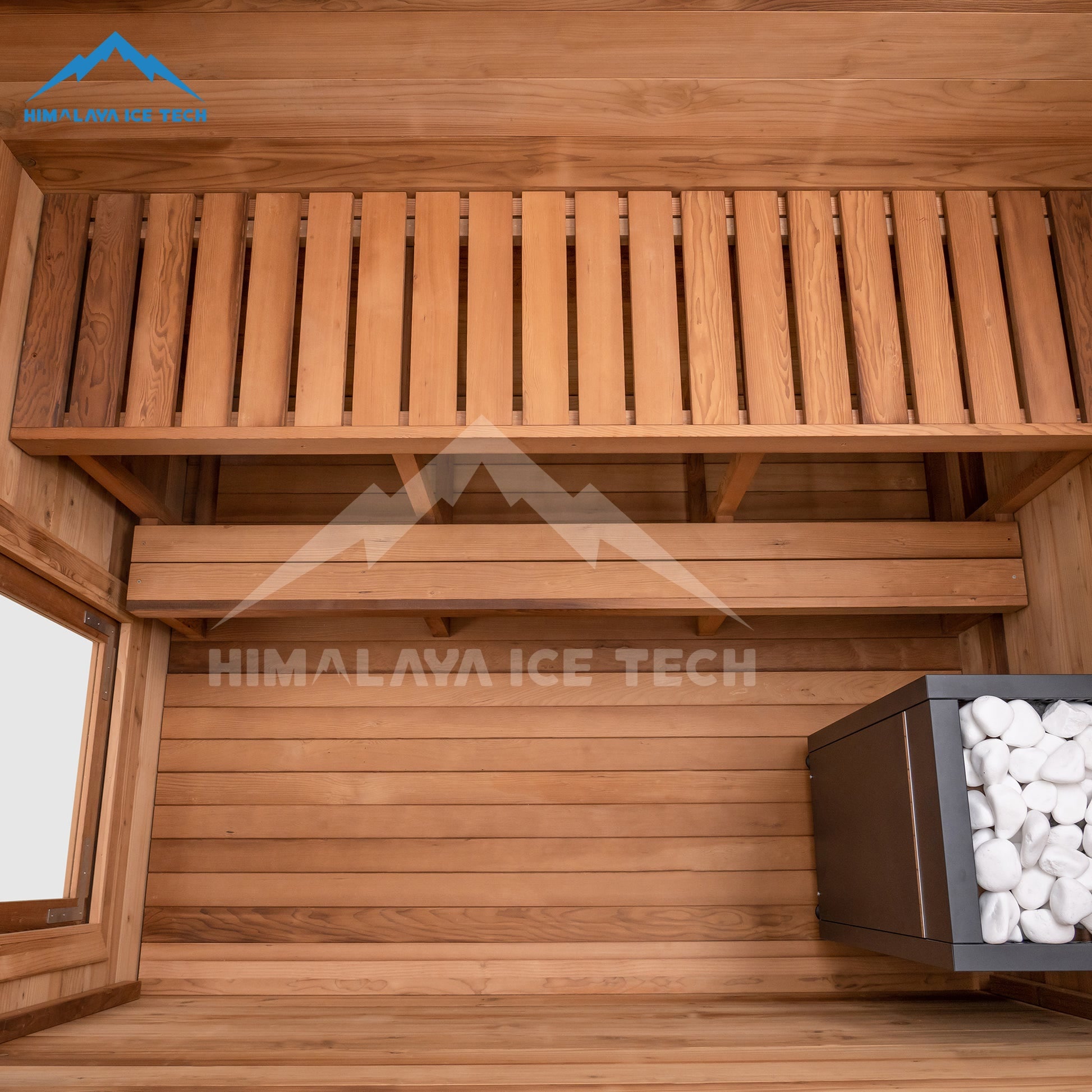 Three-Person Thermowood Sauna Cabin with Rear Service Wall CSA-754 reference view 6