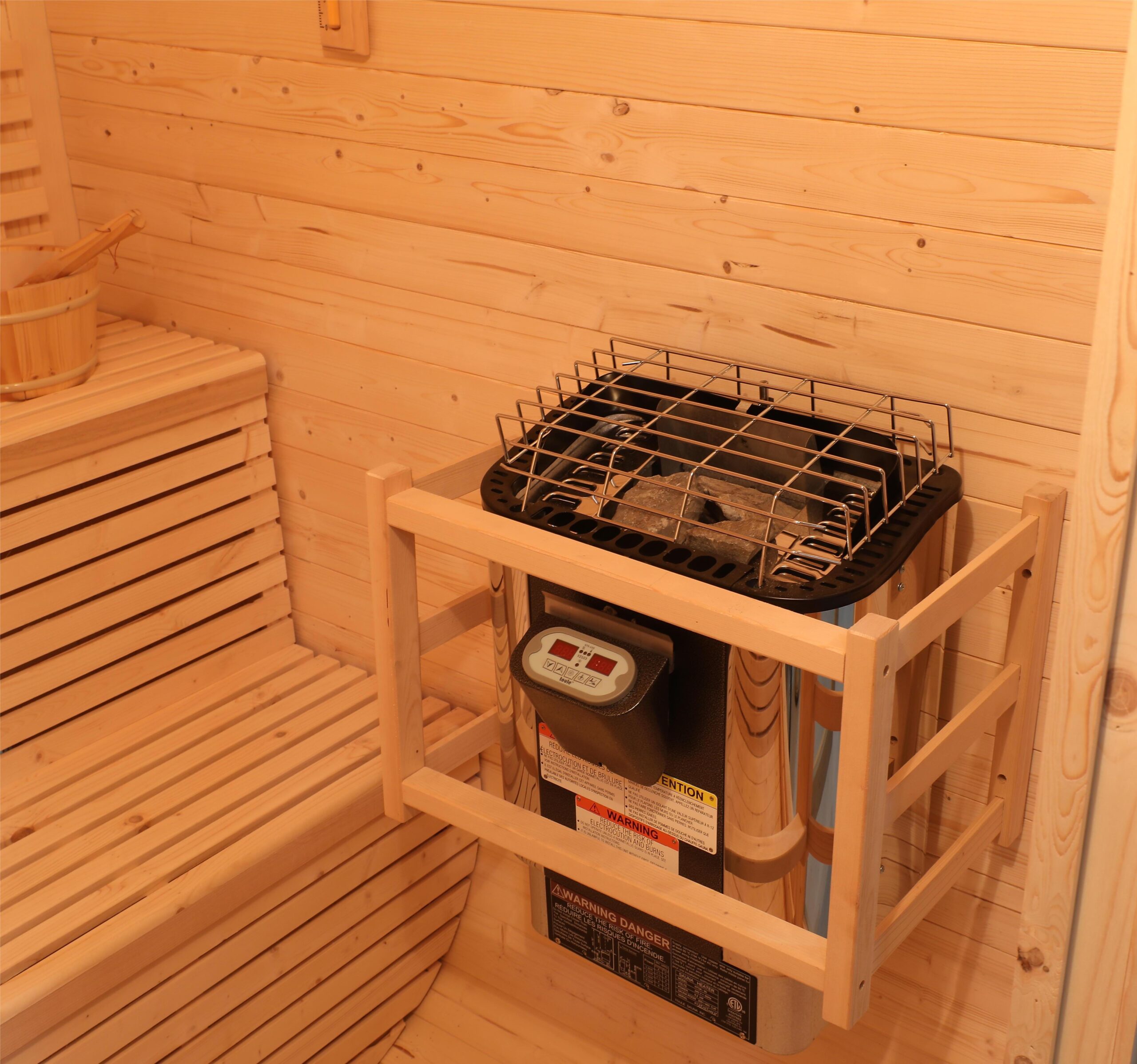 White Pine Rounded Cube Outdoor Sauna Cabin CSA-765 reference view 6