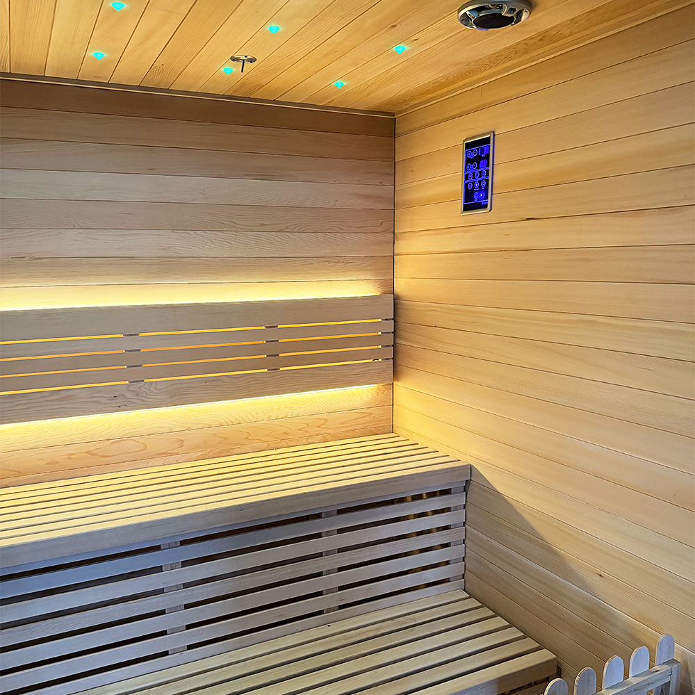 WiFi-Controlled Modular Outdoor Sauna Cabin CSA-766 reference view 2