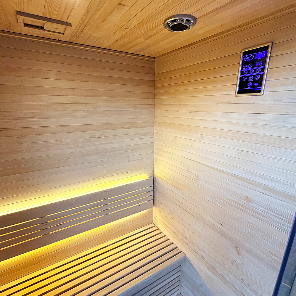 WiFi-Controlled Modular Outdoor Sauna Cabin CSA-766 reference view 3