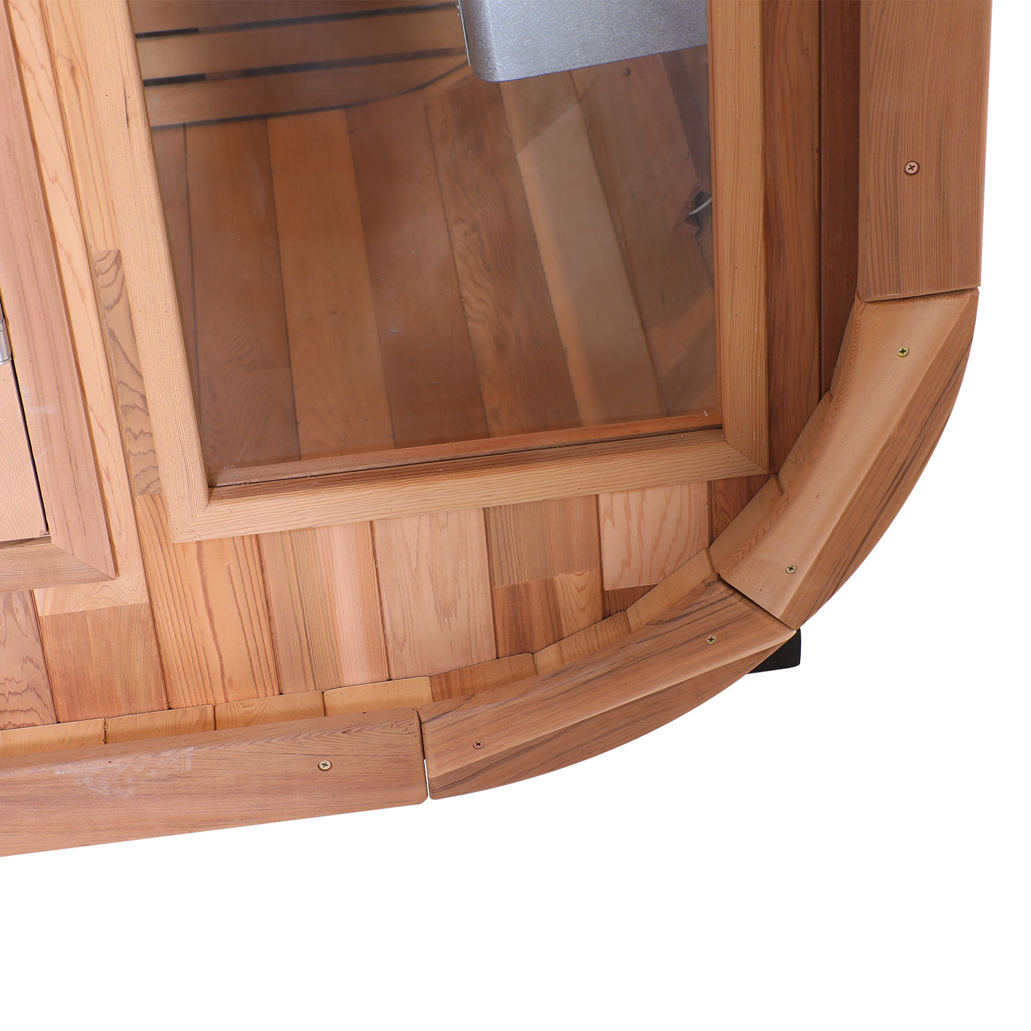 Rounded-Corner Panoramic Outdoor Sauna Pod CSA-769 reference view 5