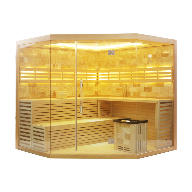 Five-to-Six-Person Himalayan Salt Wall Sauna CSA-771 reference view 3