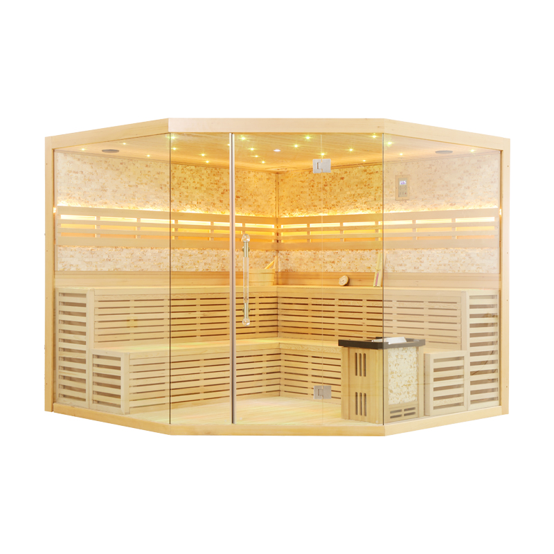Five-to-Six-Person Himalayan Salt Wall Sauna CSA-771 reference view 4