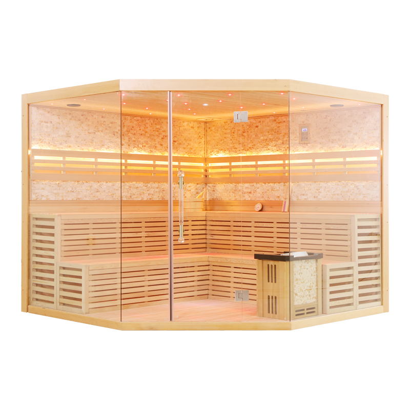 Five-to-Six-Person Himalayan Salt Wall Sauna CSA-771 reference view 5