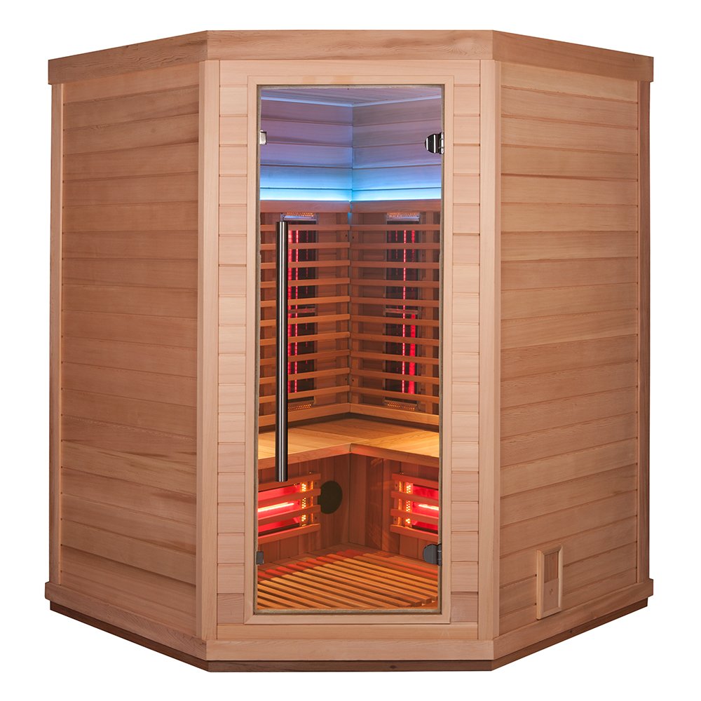 One-Person Corner Full-Spectrum Infrared Sauna product image