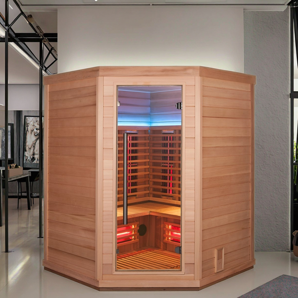 One-Person Corner Full-Spectrum Infrared Sauna CSA-780 reference view 6