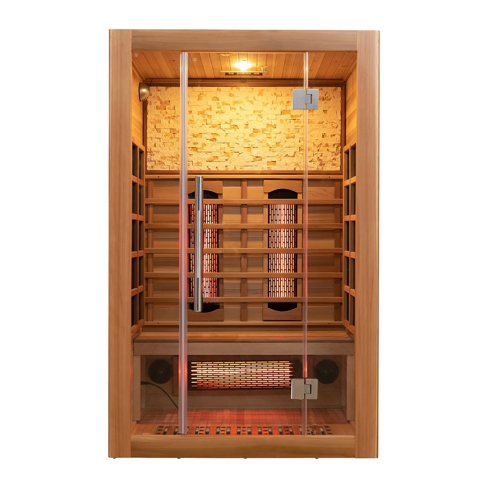 Two-Person Salt-Wall Full-Spectrum Infrared Sauna CSA-783 reference view 5