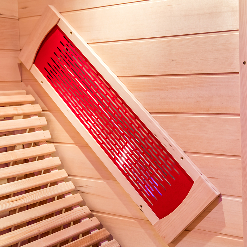 Lay-Down Low-EMF Infrared Sauna with Split Heater Zones CSA-786 reference view 2